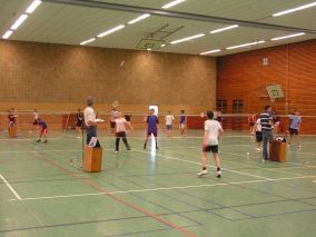 Guten Badmintonsport boten 116 Teilnehmer an den Kreismeisterschaften in der Gesamtschule West