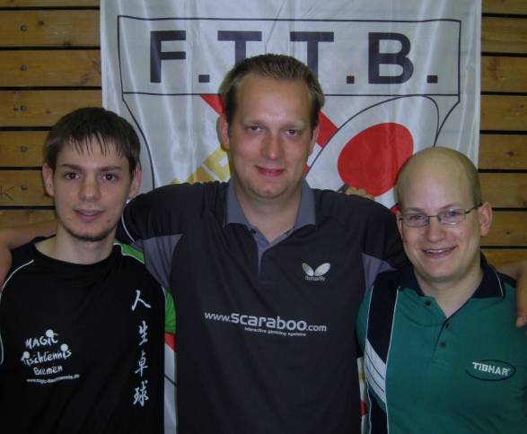 Christian Schumacher (Mitte) und Tobias Genz (rechts)